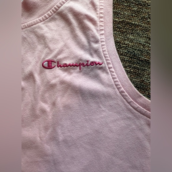 Champion Women's Crewneck Muscle Tank Pink Size small - Picture 5 of 8